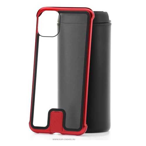 Чехол Apple iPhone 11 Pro Max Kruche Push-pull Frameless Red