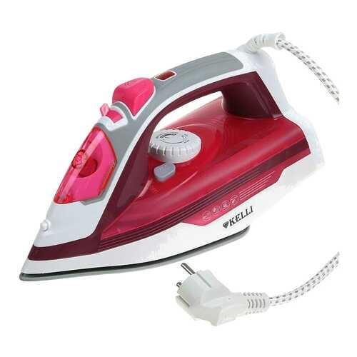 Утюг KELLI KL-1627 White/Pink