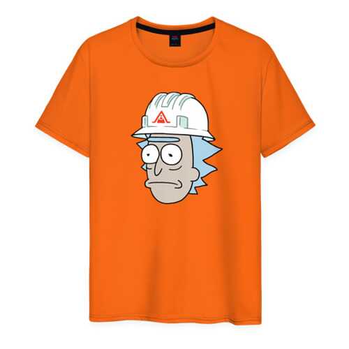 Футболка мужская ВсеМайки 2461187 оранжевая XXXL