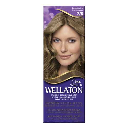 Краска для волос Wella Wellaton 7/0 осенняя листва 110 мл