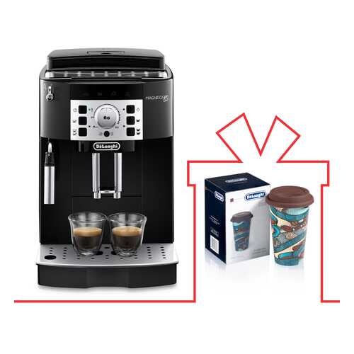 Комплект кофемашина DeLonghi EСAM 22.110.B + термокружка DeLonghi DLSC055(THE TASTER)