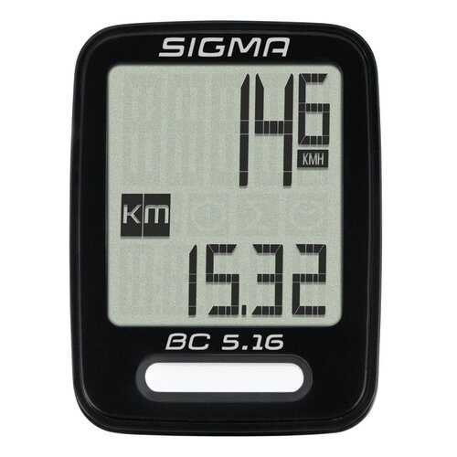 Велокомпьютер Sigma BC 5.16 черный