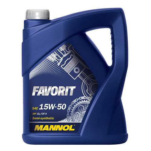 Моторное масло Mannol Favorit 15W-50 5л