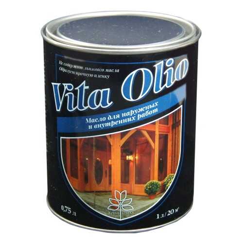 Масло Наружных работ Vita Olio Ольха голубая 0,75 л. без воска