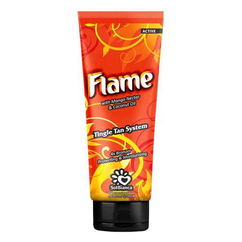 Крем для загара в солярии SolBianka Flame с нектаром манго 125 мл