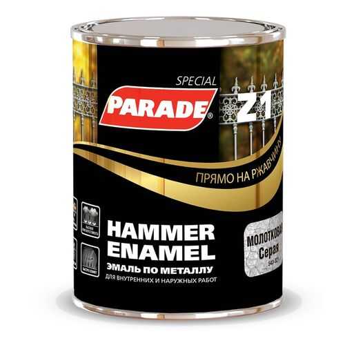 Эмаль по металлу Parade Z1 гладкая RAL 9016 Белый 0,75л