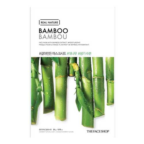 Маска для лица The Face Shop Real Nature Mask Bamboo 30 г