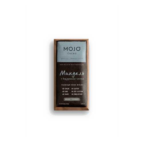 Горький шоколад 72% Mojo Cacao с шоколадно-ореховой пастой со вкусом миндаль