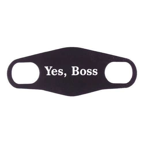 Маска для лица OFF-LIMITS с принтом Yes, Boss, Неопрен