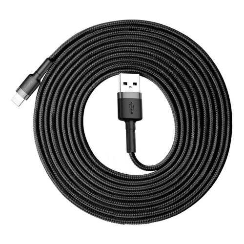 Кабель Baseus Cafule Lightning 3m Grey/Black (CALKLF-RG1)