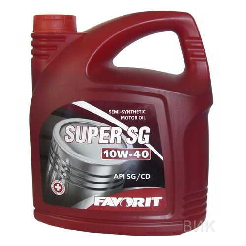 Favorit Super SG SAE 10W-40 API SG/CD, 5л