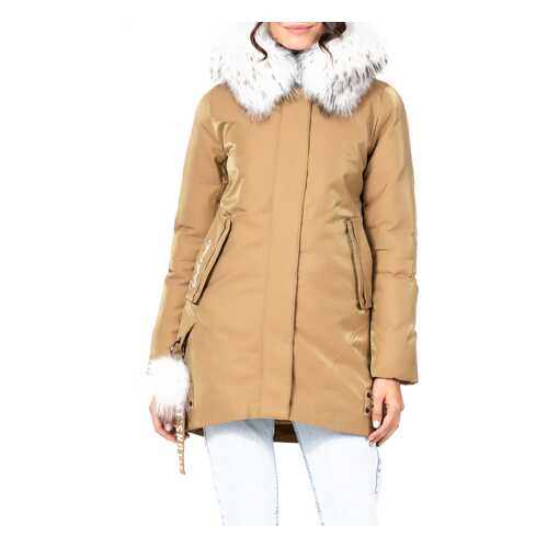 Куртка женская WINTERRA 18-659 коричневая 48 RU