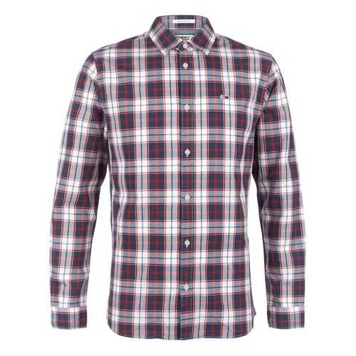 Рубашка мужская Tommy Jeans DM0DM07502 0QY синяя XXL