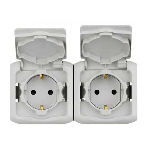 Розетка Legrand Quteo, 16 А, IP44, серый, артикул 782353