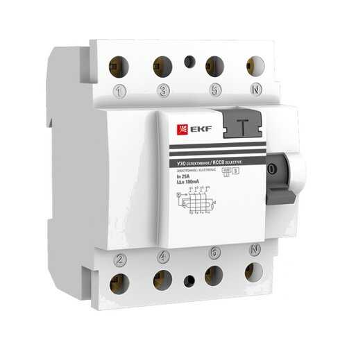 Устройство защитного отключения EKF elcb-4-100-100S-em-pro