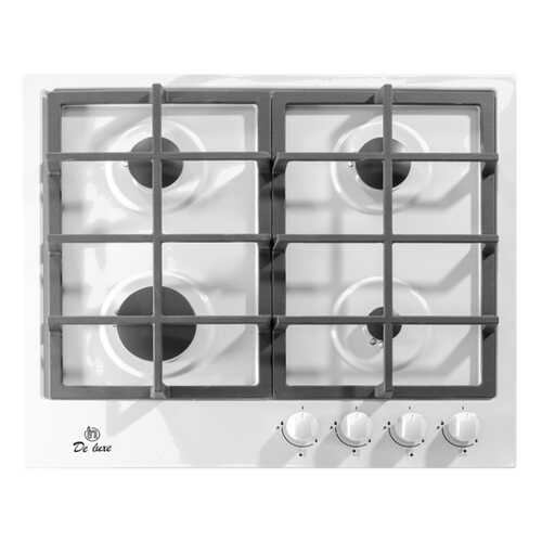 Встраиваемая варочная панель газовая DeLuxe TG4 750231 F - 073 White