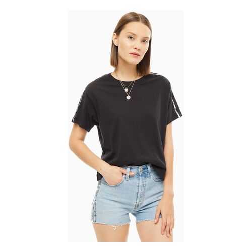 Футболка женская Levi's 1771663 черная/белая XXS