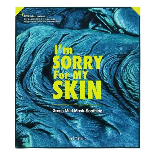 Маска для лица Ultru I’m Sorry For My Skin Green Mud Mask-Soothing 18 г