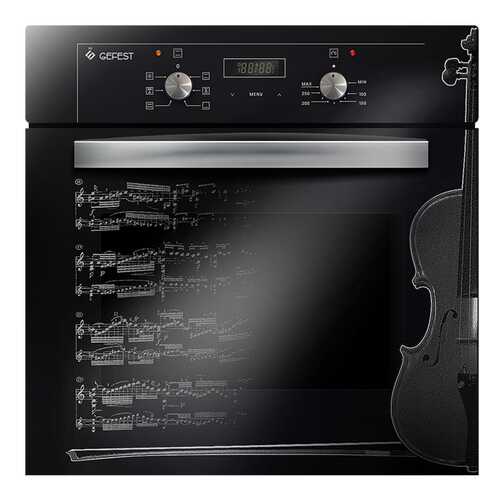Встраиваемый электрический духовой шкаф GEFEST ДА 622-02 Д1 Black/Grey