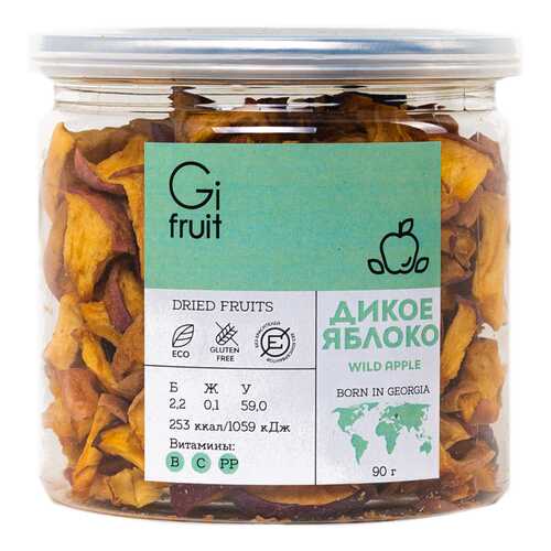 Сушеное дикое яблоко GIFRUIT 90 г