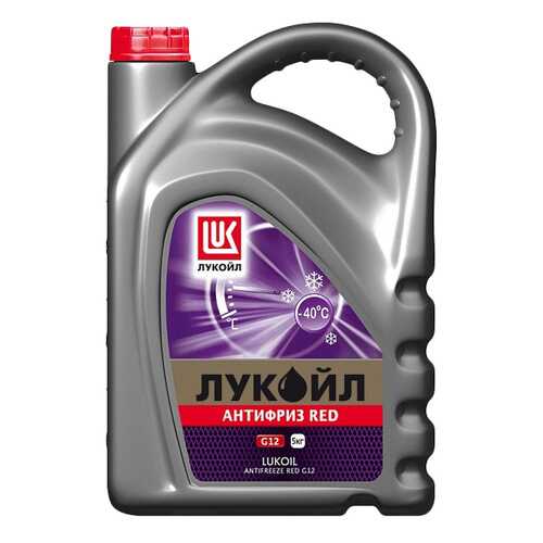Антифриз LUKOIL Красный Готовый антифриз -42 5кг