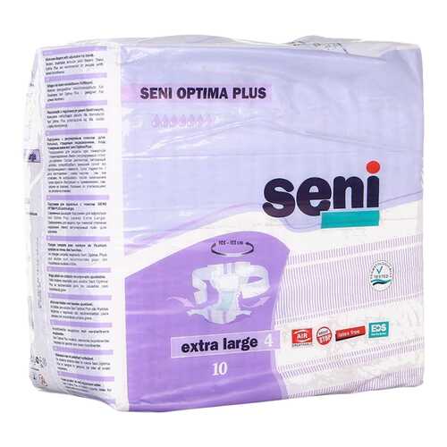 Подгузники для взрослых с поясом, XL, 10 шт. Seni Optima Plus