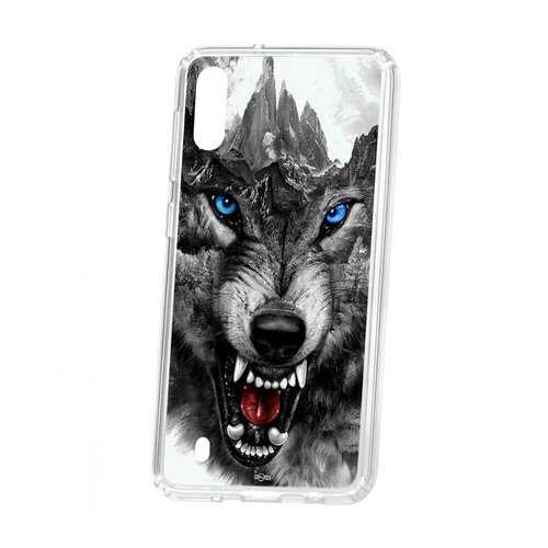 Чехол Samsung Galaxy M10 Kruche Print Волк