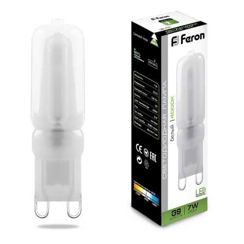 Лампа светодиодная Feron LB-431 G9 7W 4000K 25756