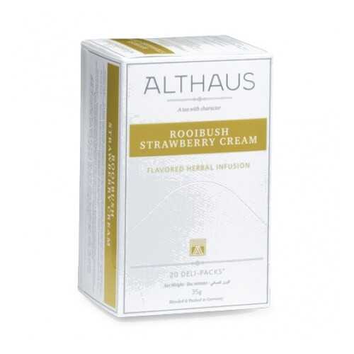 Чай Althaus Rooibush Strawberry Cream Deli Pack 20*1.75 г
