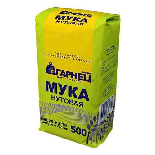 Мука Гарнец нутовая 500 г