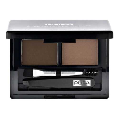 Тени для бровей Pupa Eyebrow Set №002 Brown 4,1 г