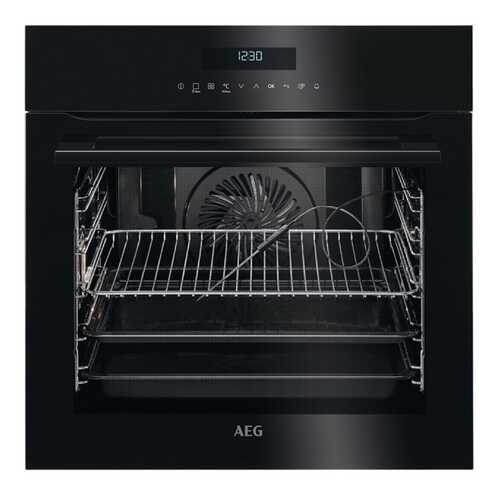 Встраиваемый электрический духовой шкаф AEG BPR742320B Black
