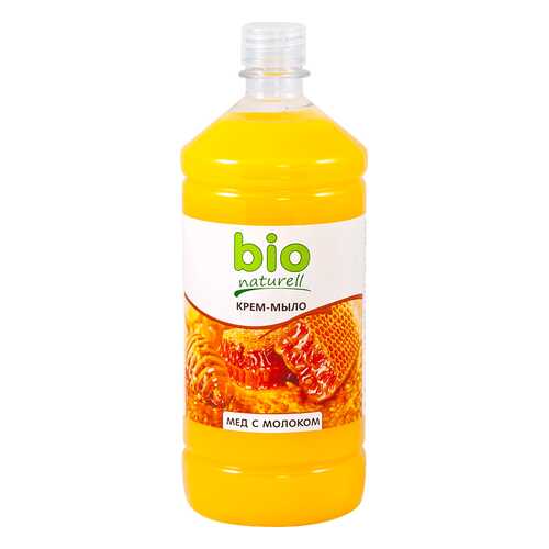 Крем-мыло Мед с молоком (запаска) BIO Naturell, 1000 мл