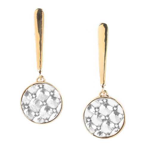 Серьги женские ORI TAO OT-12-29084 серебристые/золотистые