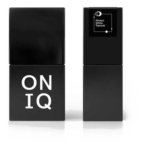 Финишное покрытие Oniq Always White Topcoat без липкого слоя 10 мл