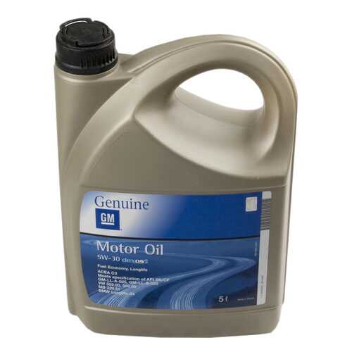 Моторное масло General Motors Dexos2 Dexos2 Longlife 5W-30 5л