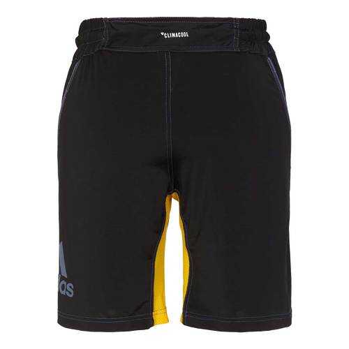 Шорты для единоборств Adidas Training Short MMA черно-желтые S
