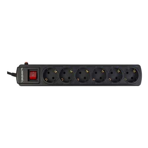 Сетевой фильтр IPPON BK-252, 6 розеток, 5 м, Black