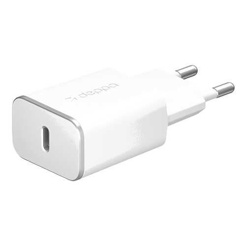 Сетевое зарядное устройство Deppa Power Delivery USB type-C 2,1A White
