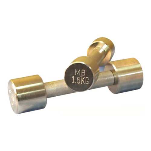 Barbell неразборная Фитнесс 1,5 кг хром