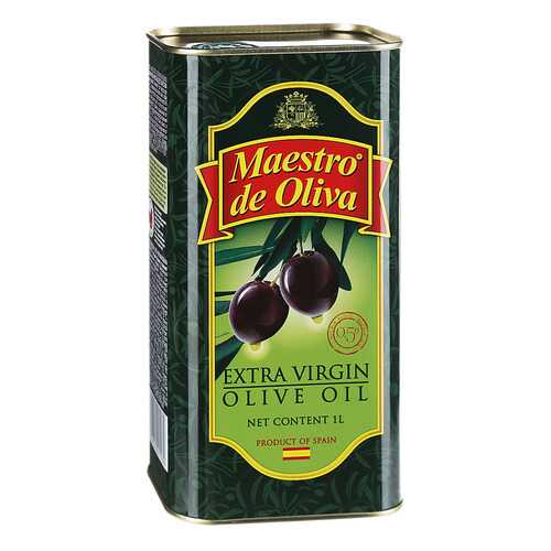 Масло Maestro de Oliva extra virgin оливковое нерафинированное 1 л