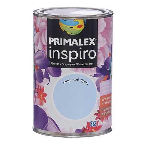 Краска для внутренних работ Primalex Inspiro 1л Морской Бриз, 420172