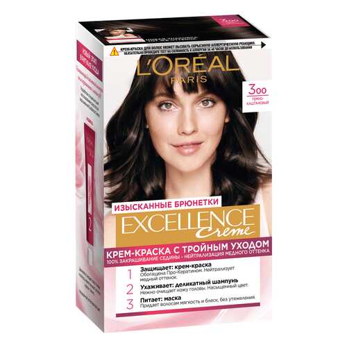 Крем-краска для волос L'Oreal Paris Excellence Темно-каштановый