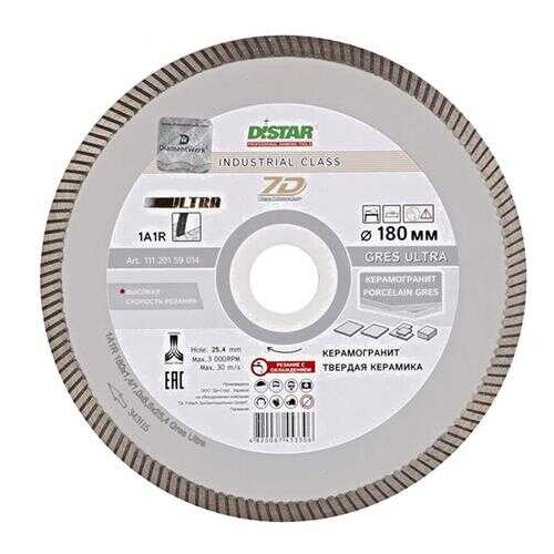 Круг алмазный DISTAR (1A1R GRES ULTRA RP25T 255035) Ф200х25.4мм по керамограниту