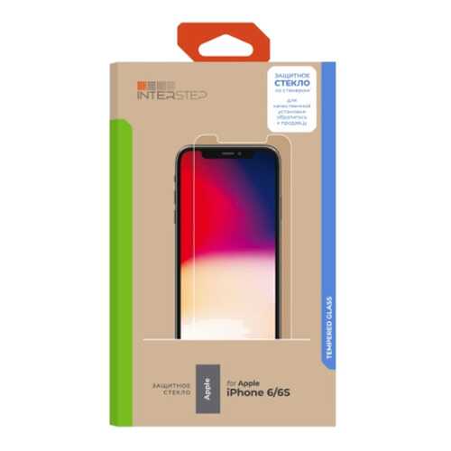 Защитное стекло InterStep для Apple iPhone 6/iPhone 6S (IS-TG-IPHONE6SU-UA3B202)