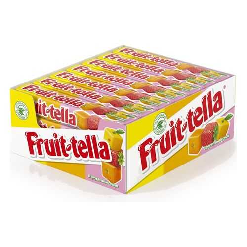 Конфеты Fruit-tella жевательные ассорти 21*41 г