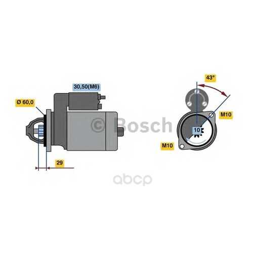 Стартер Bosch 0001107459