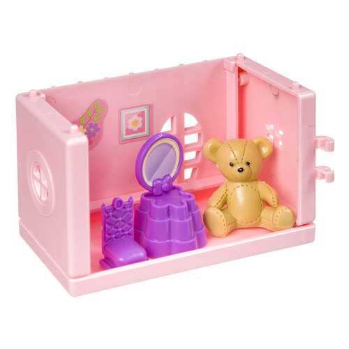 Игровой набор мини-дом с фигуркой зверюшки, ВОХ, 6 видов, арт.18103ABCDEF.