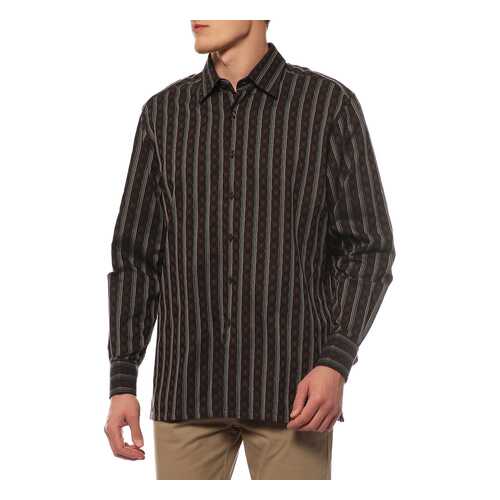 Рубашка мужская Christian Lacroix Homme CO866 коричневая 46 FR