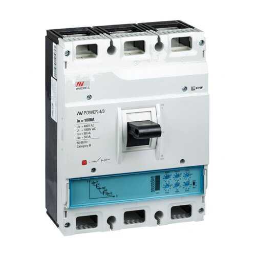 Автоматический выключатель EKF AV POWER-4/3 1000А 50kA ETU2.2